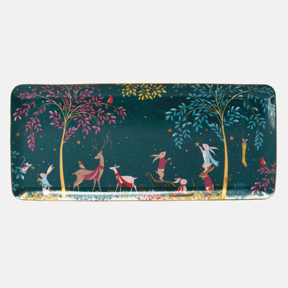 Woodland Tales Deer & Robin Sandwich Tray